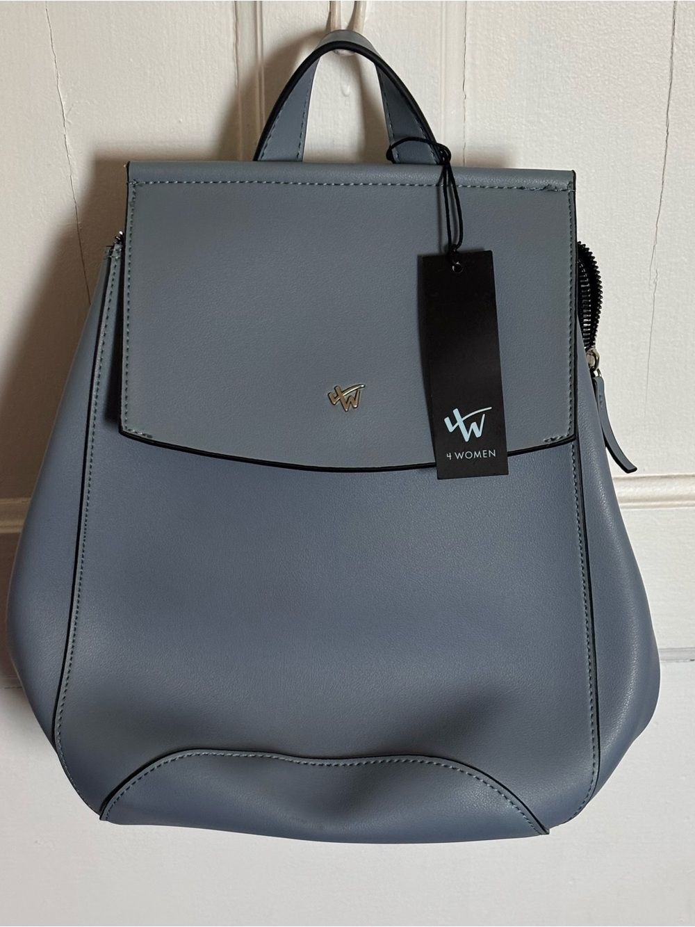 NWT Powder Blue backpack Style 4women Leatherette Backpack Handbag